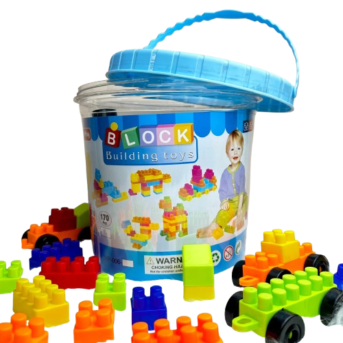 170 Pieces Building Blocks Bucket