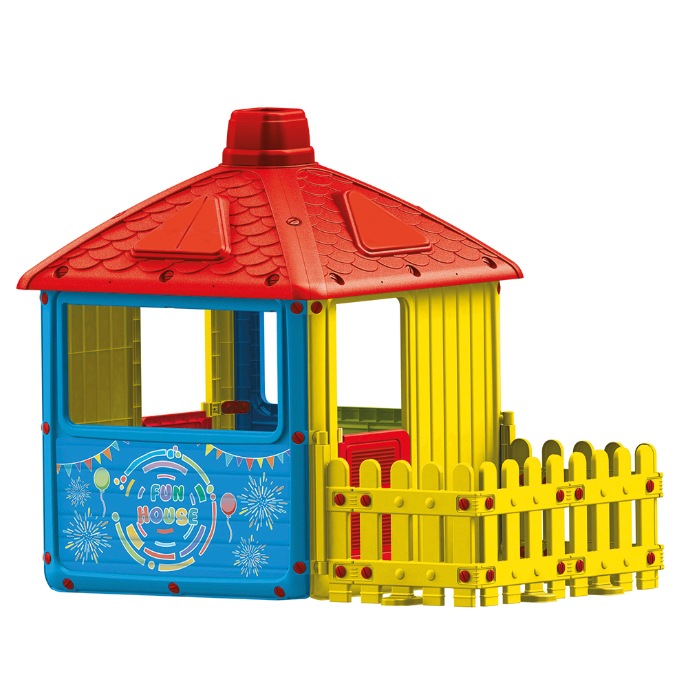 Townhouse with Fence Playset