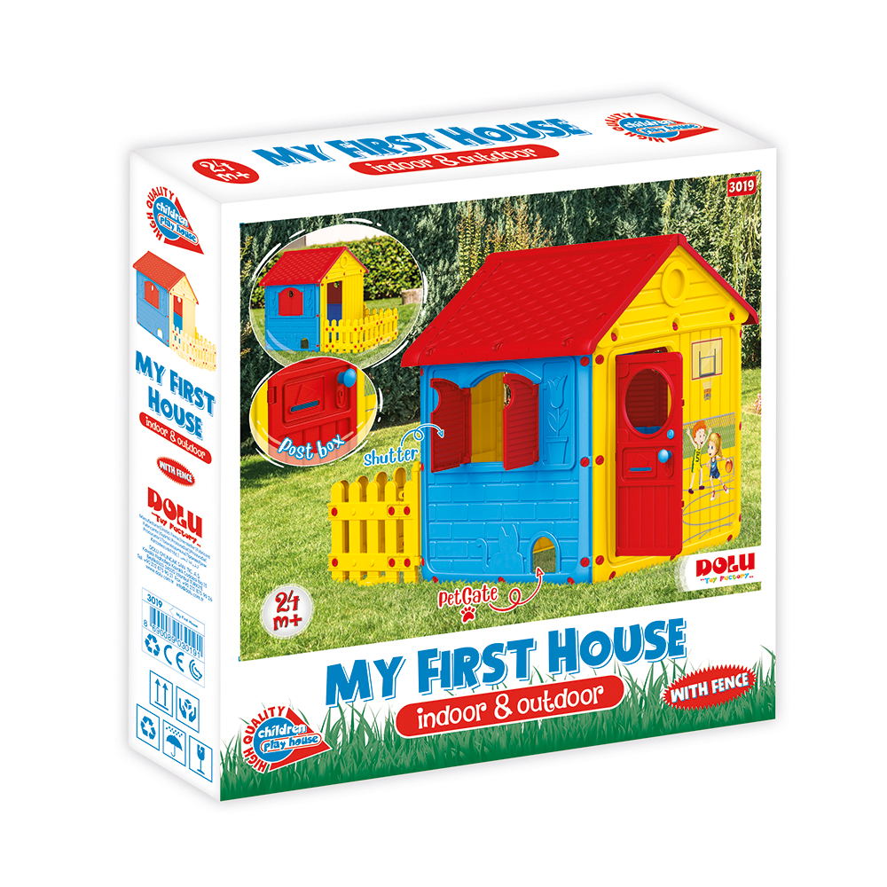 My First Home with Fence Playset