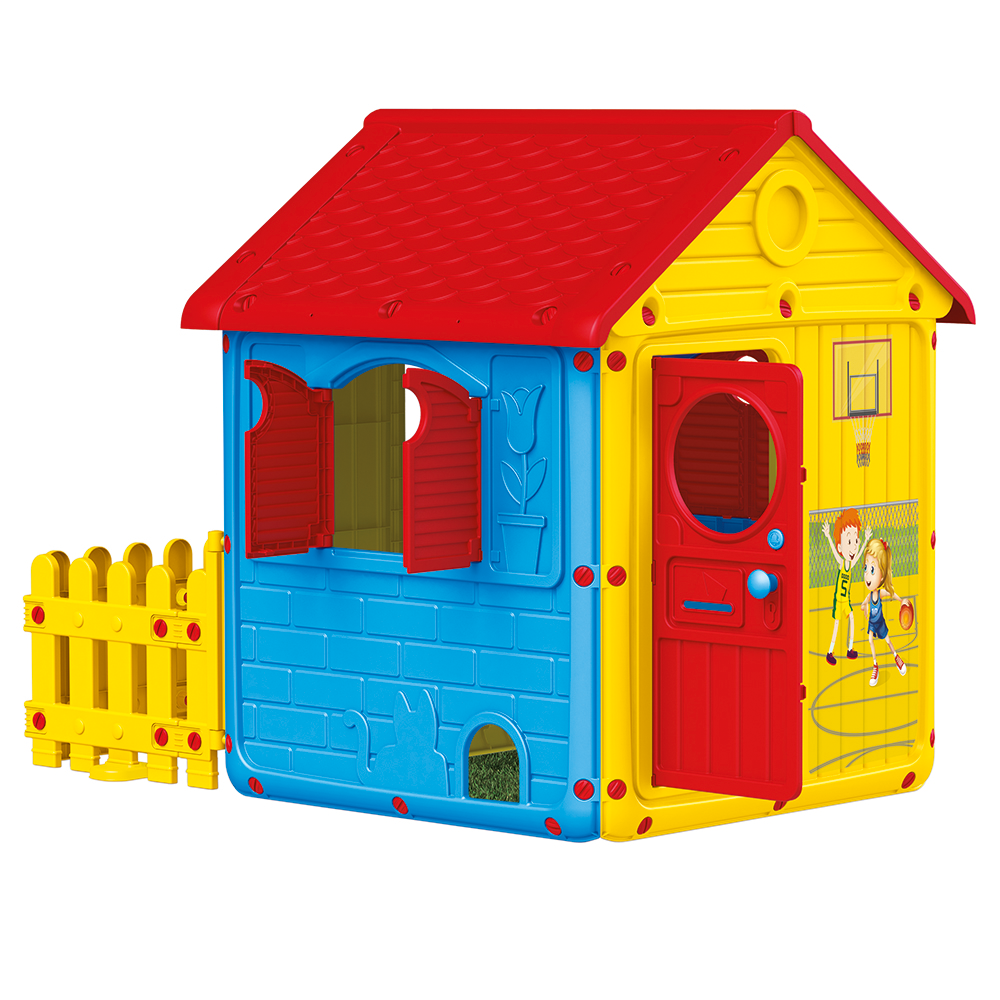 My First Home with Fence Playset