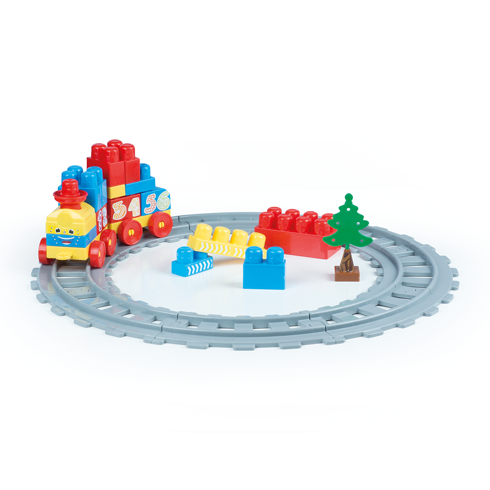 36-Piece Train and Track Lego Set