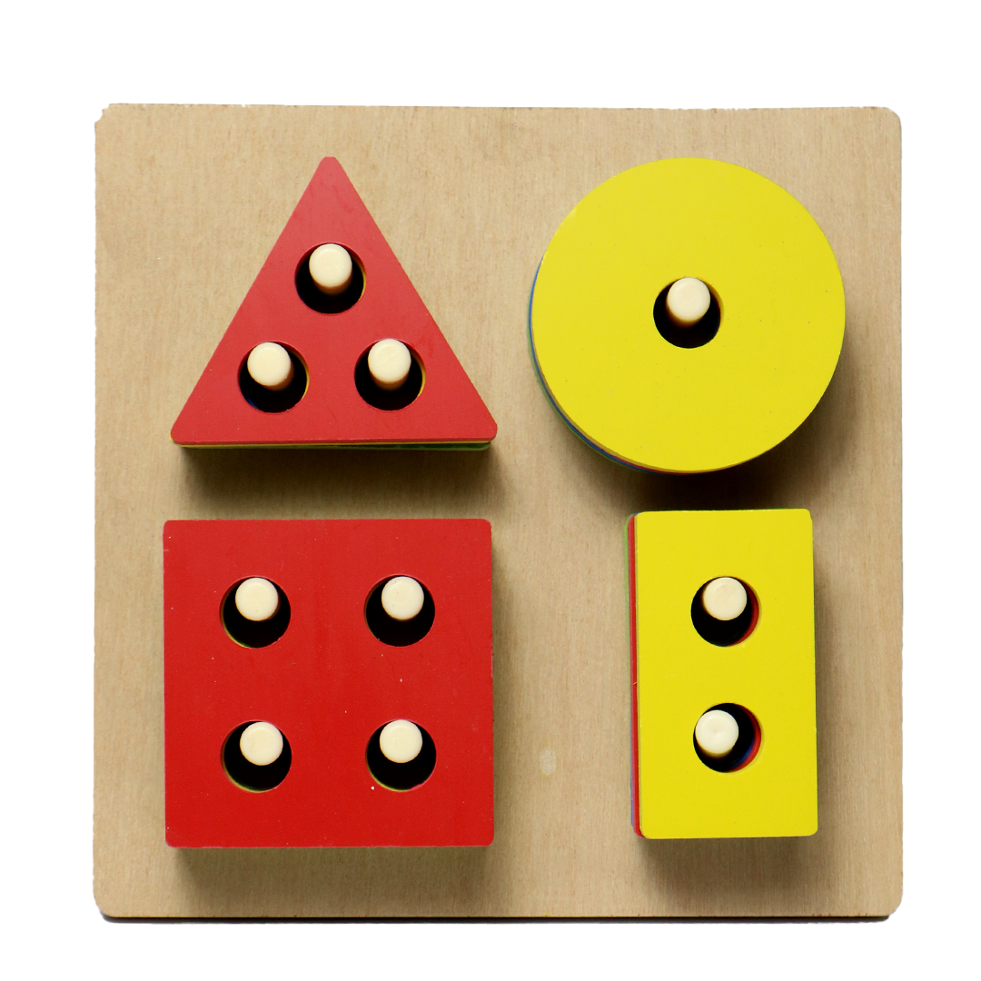 Wooden Geometric Shape Sorter 4