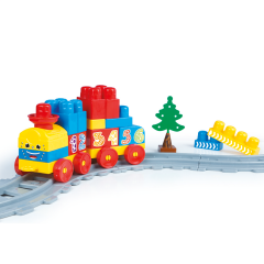 36-Piece Train and Track Lego Set