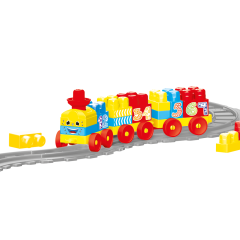 58-Piece Train and Track Lego Set