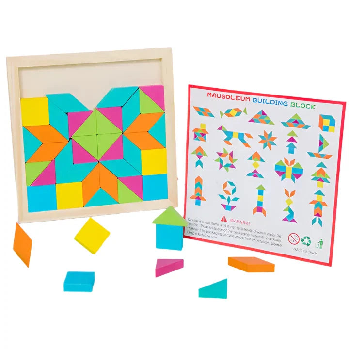 Wooden Geometric Shape Making Puzzle