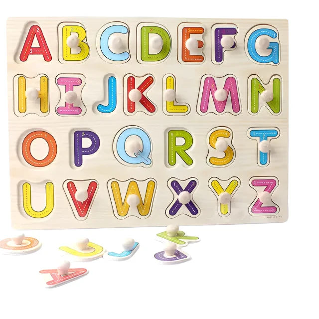 Chunky Wooden Alphabet Puzzle