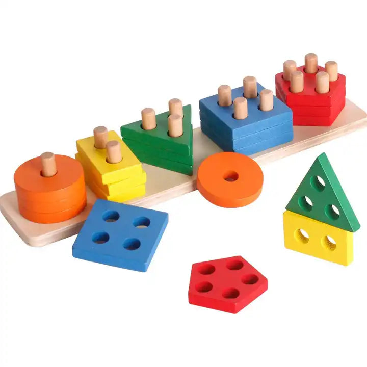 Wooden Shape Sorting Set