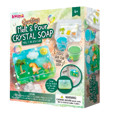 Sparkling Melt & Pour Crystal Soap Kit