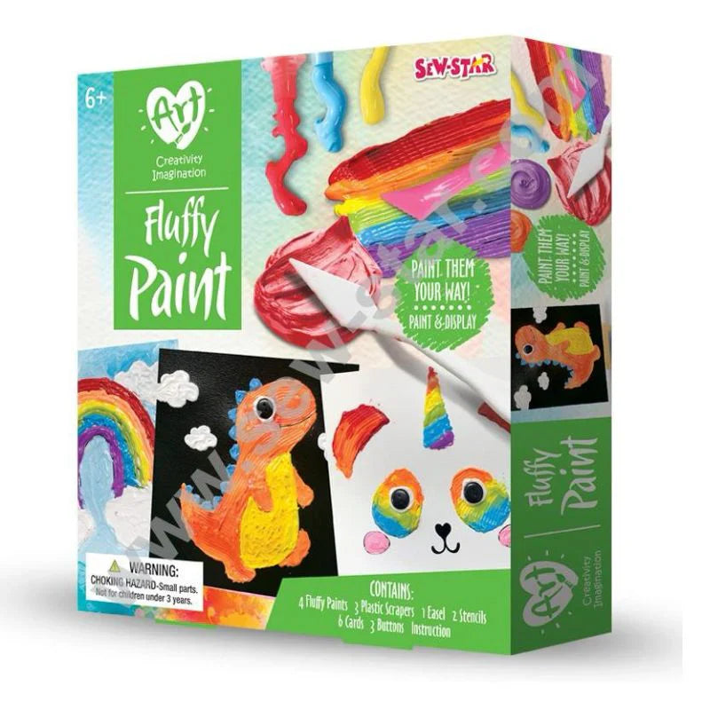 Fluffy Paint Art Kit