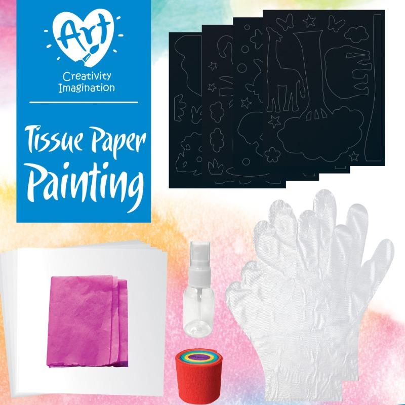 Tissue Paper Painting Art Kit