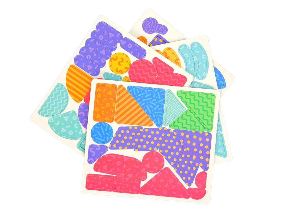 Magnetic Shapes Puzzle Book