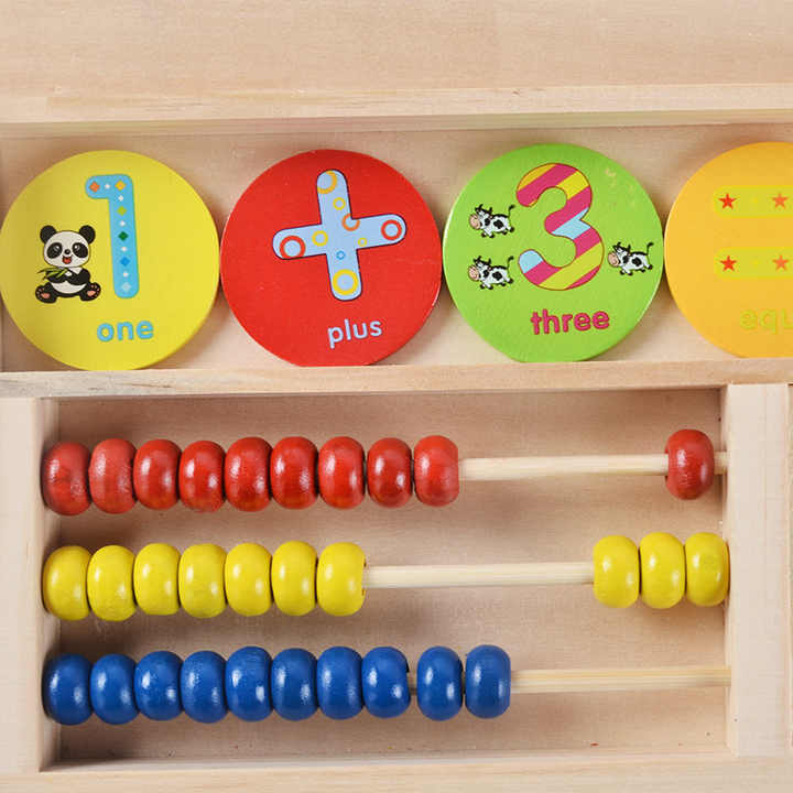 Multifunctional Wooden Learning Box